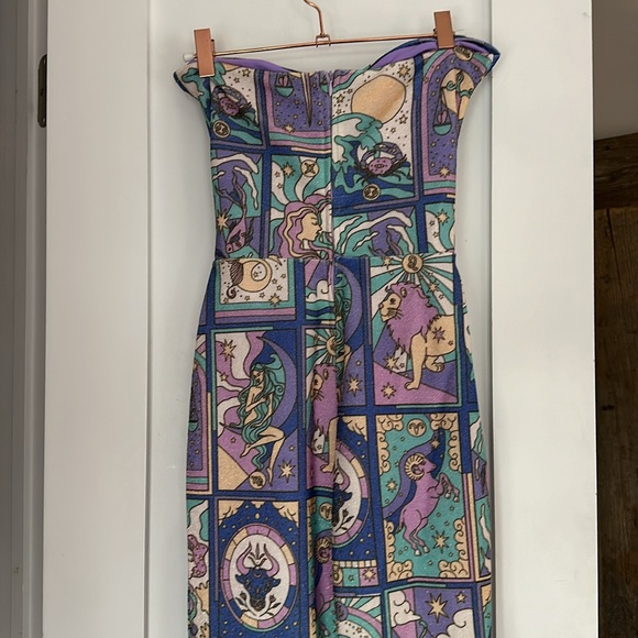 NEW Oceanus Eden Cutout Zodiac Crystal Jumpsuit - Picture 10 of 10